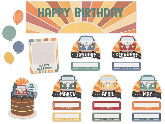 Moving Mountains Birthday Bulletin Board Set - US 9729