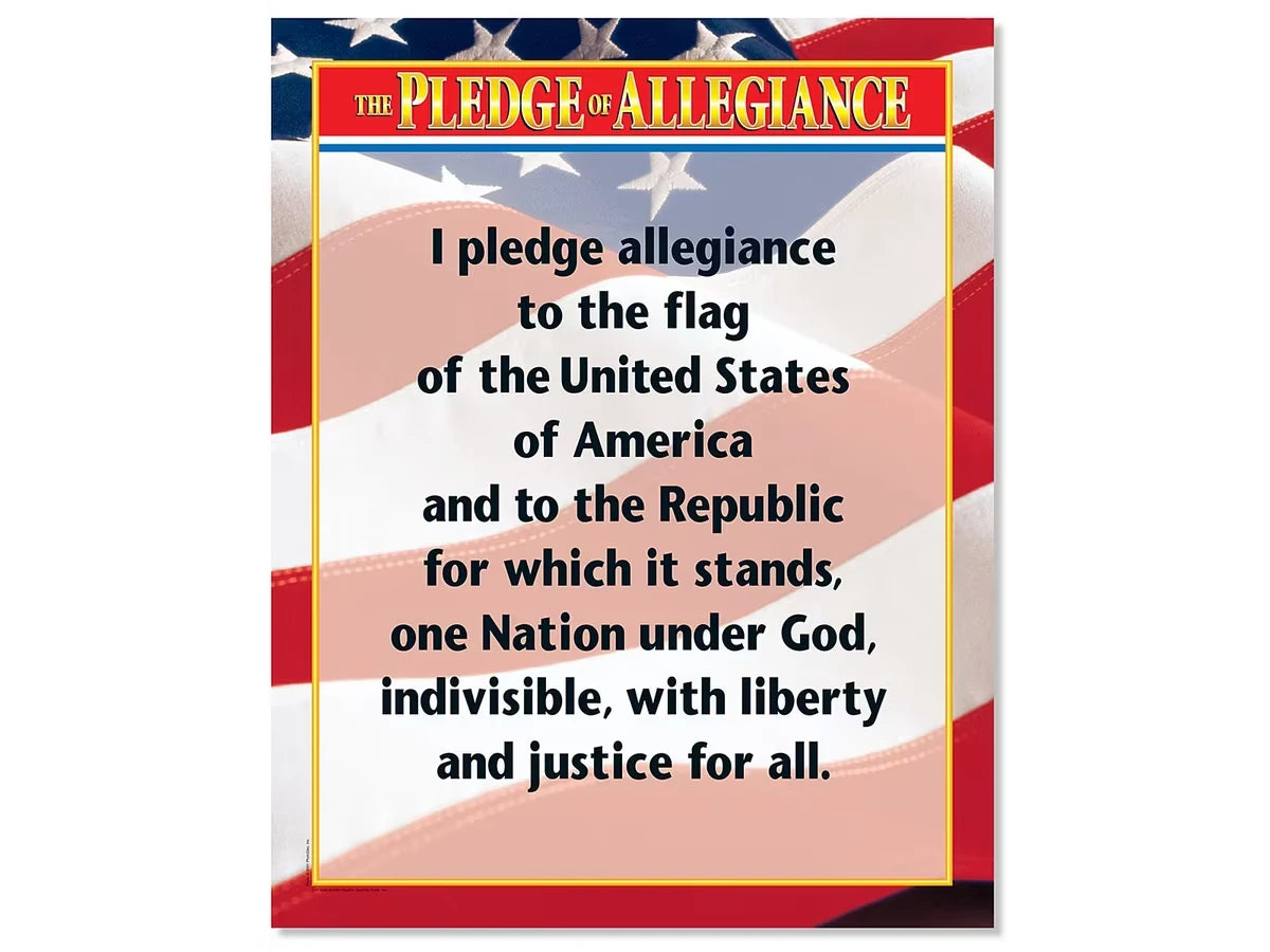 Pledge of Allegiance Poster - US 8838