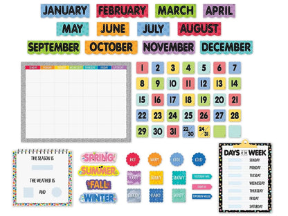 Core Decor Calendar Bulletin Board Set - US 6378
