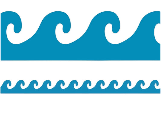 Blue Waves Border - US 5840