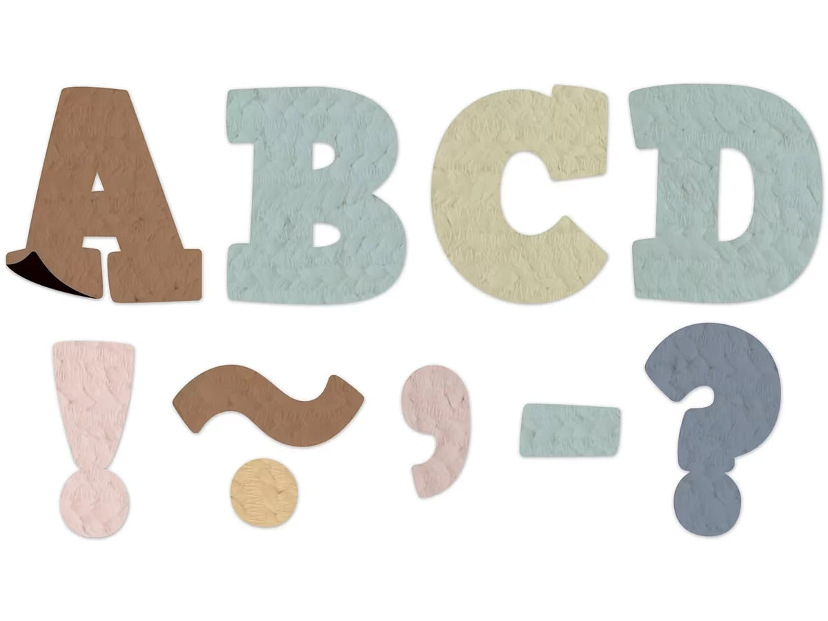 Everyone Is Welcome Bold Block 3" Magnetic Punch-Out Letters - US 6125