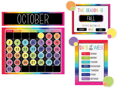Light Bulb Moments Calendar Bulletin Board Set - US 9361