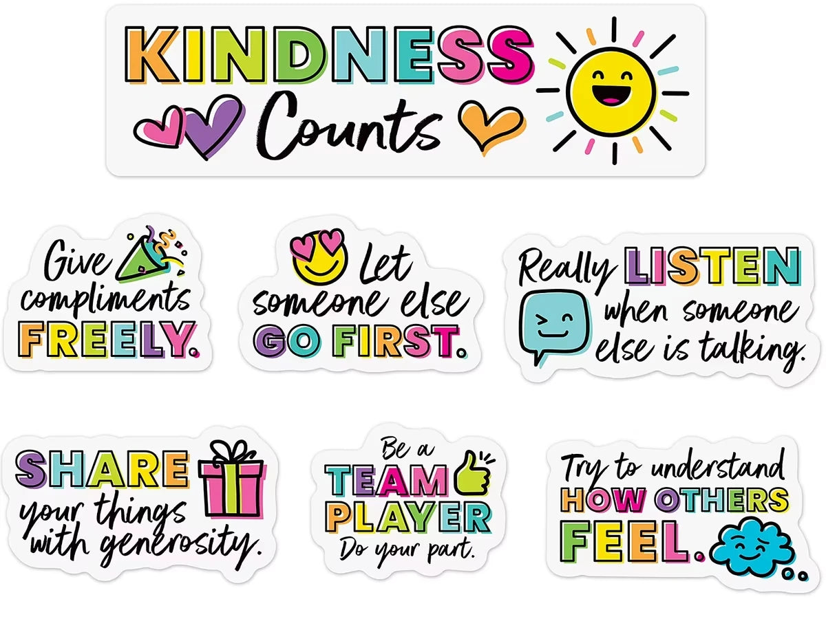 Kind Vibes Kindness Counts Bulletin Board Set - US 1686