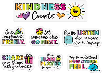 Kind Vibes Kindness Counts Bulletin Board Set - US 1686