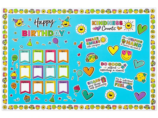 Kind Vibes Smiley Face Accents - US 4631
