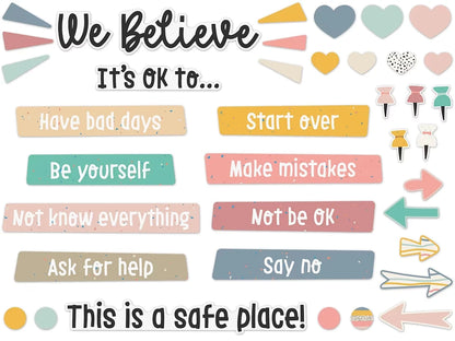 We Belong Motivational Bulletin Board Set - US 2193
