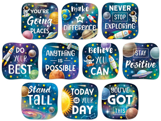 Outer Space Crew Positive Sayings Accents - US 5364