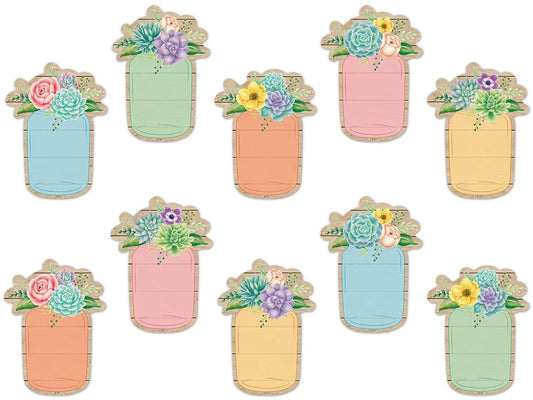 Rustic Bloom Mason Jar Accents - US 9864