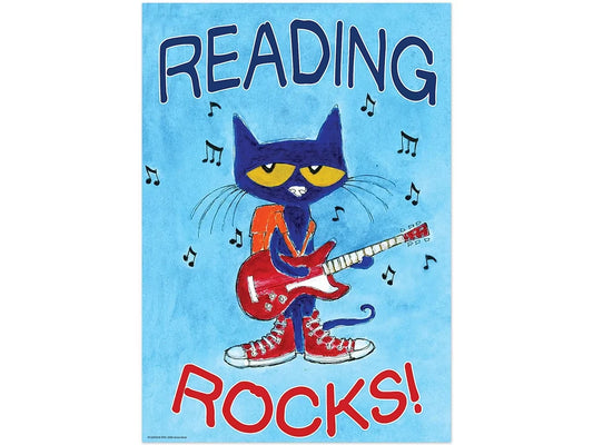 Pete the Cat® Reading Rocks Poster - US 7383