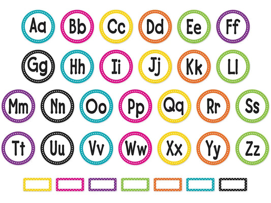 Polka Dot Word Wall Bulletin Board Set - US 4052