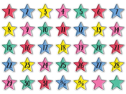 Star Bright Calendar Mini Accents - US 9840