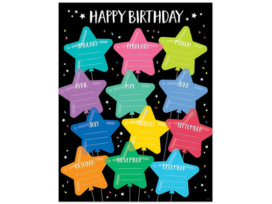 Star Bright Birthday Poster - US 9491