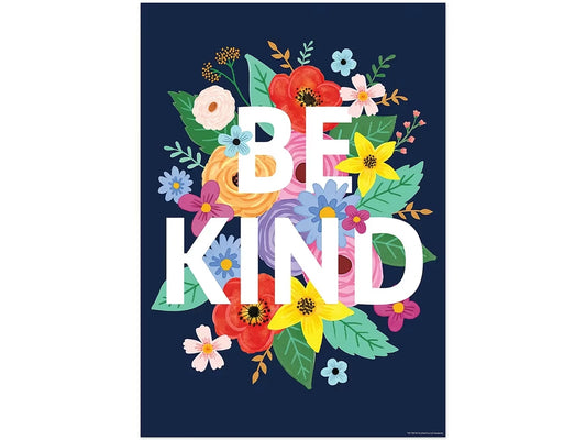 Wildflowers Be Kind Poster - US 6308