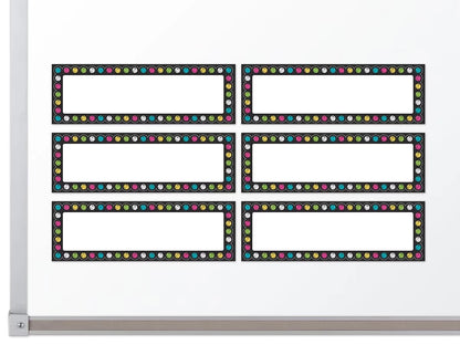 Chalkboard Brights Magnetic Write & Wipe Accents - US 3238