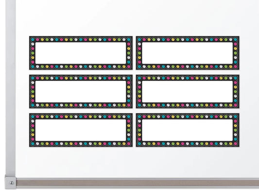 Chalkboard Brights Magnetic Write & Wipe Accents - US 3238