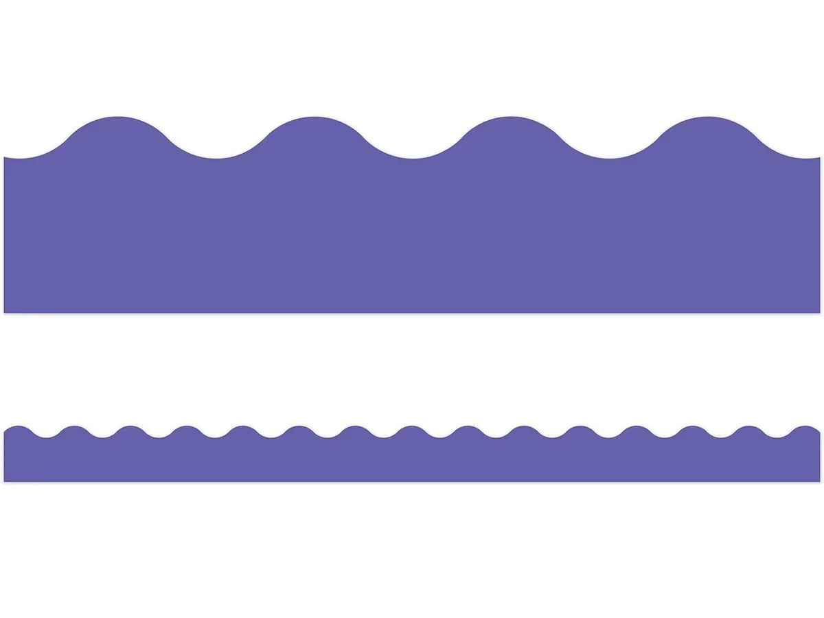 Purple Scalloped Border - US 6960