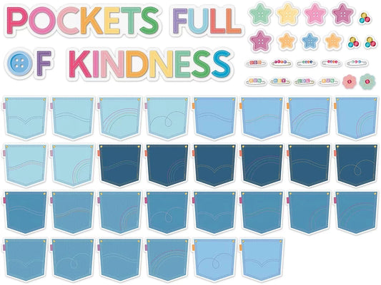 Crafty and Cool Pockets Full of Kindness Bulletin Board Set - US 9201
