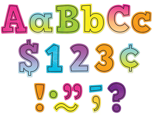 Brights 4Ever 4" Punch-Out Letters - US 9752