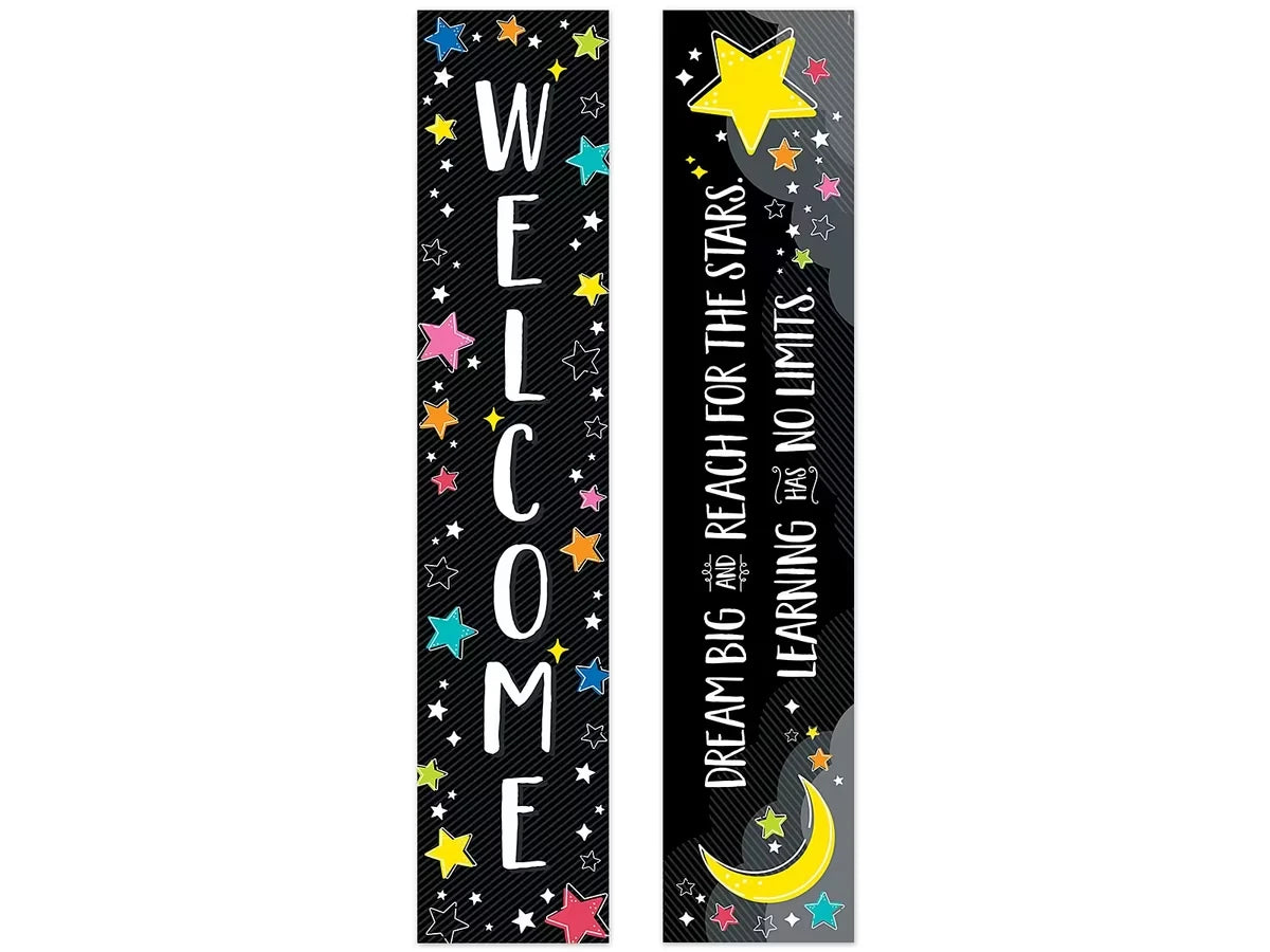 Star Bright Double-Sided Welcome Banner - US 5541