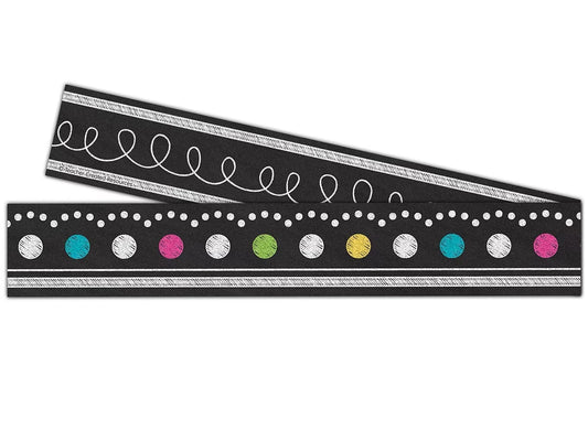 Chalkboard Brights Double-Sided Border - US 3779