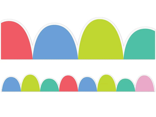 Rainbow Doodles Scalloped Border - US 2354