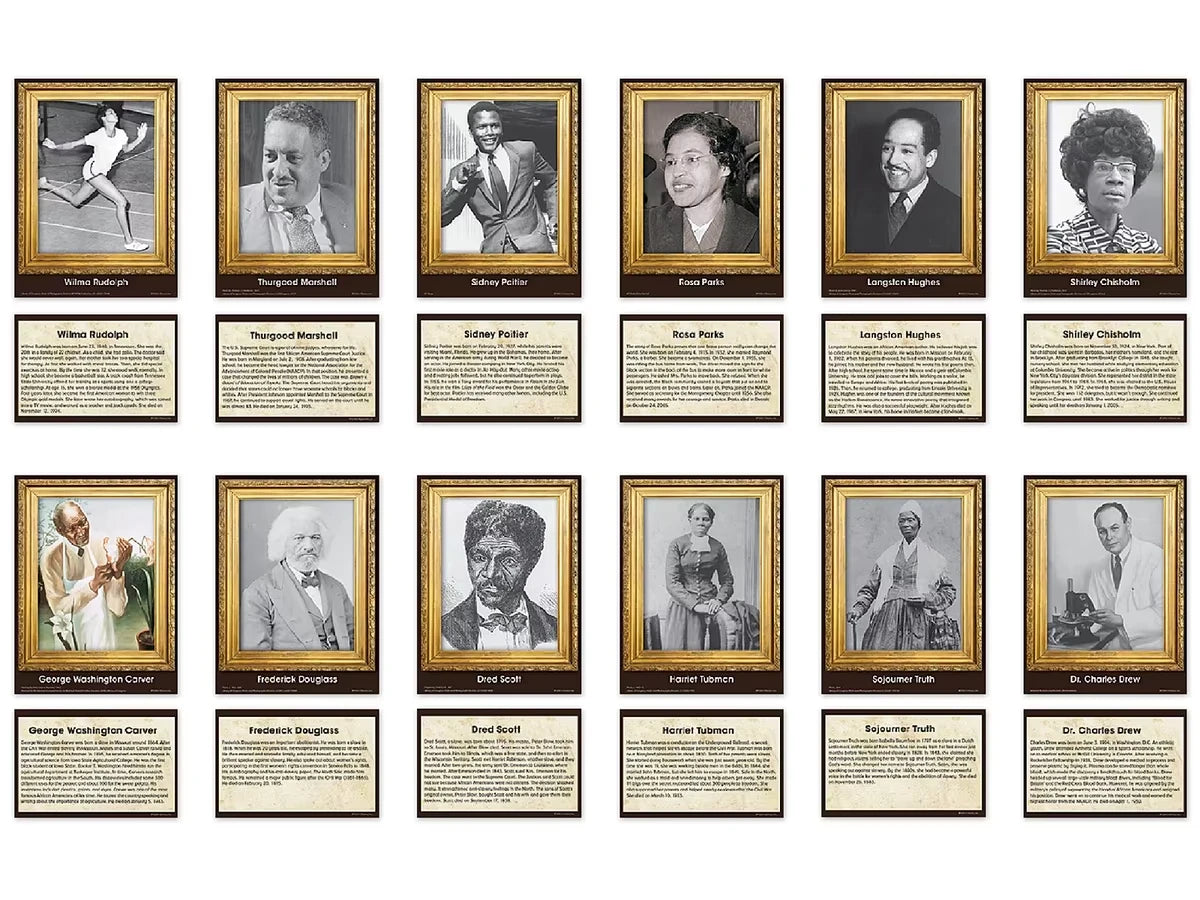 Influential African Americans Card Accents - US 3878