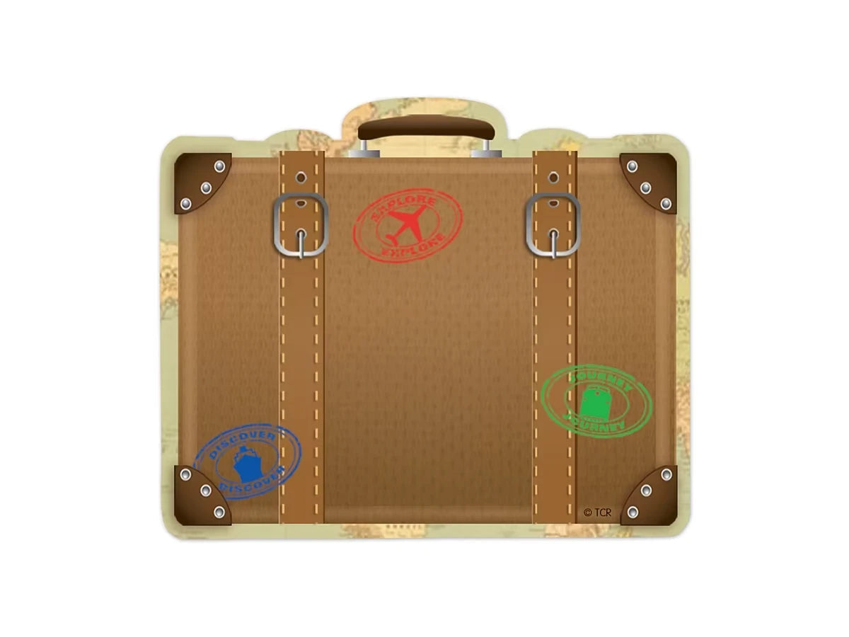 Travel the Map! Vintage Luggage Mini Accents - US 9772