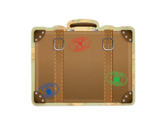 Travel the Map! Vintage Luggage Mini Accents - US 9772
