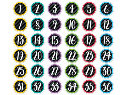 Bold & Bright Calendar Mini Accents - US 3221