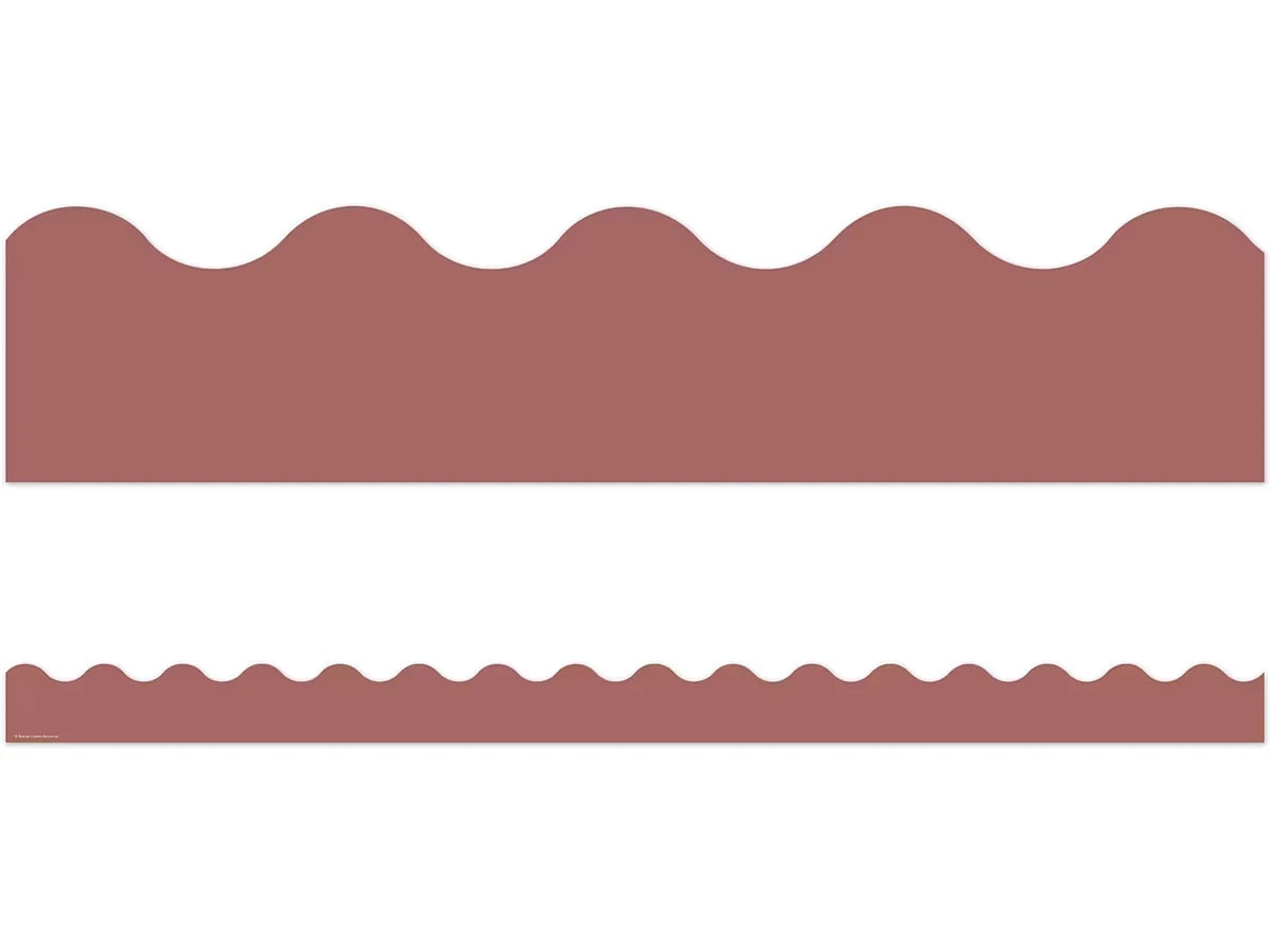 Wonderfully Wild Rose Scalloped Border - US 7997