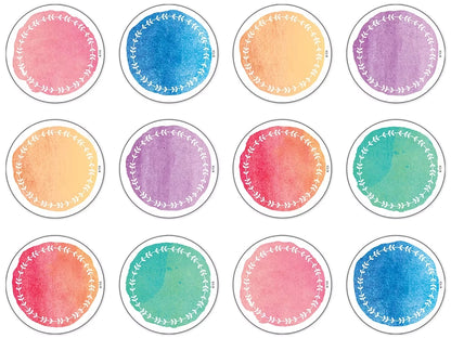 Watercolor Circle Mini Accents - US 6984