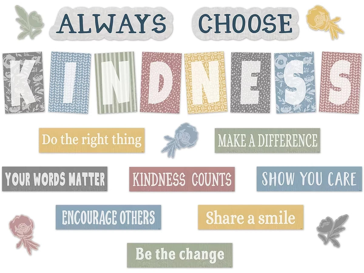 Classroom Cottage Choose Kindness Bulletin Board Set - US 6261