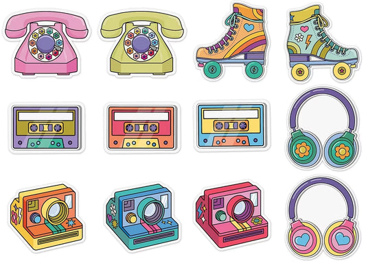 Retro Remix Groovy Accents - US 9063