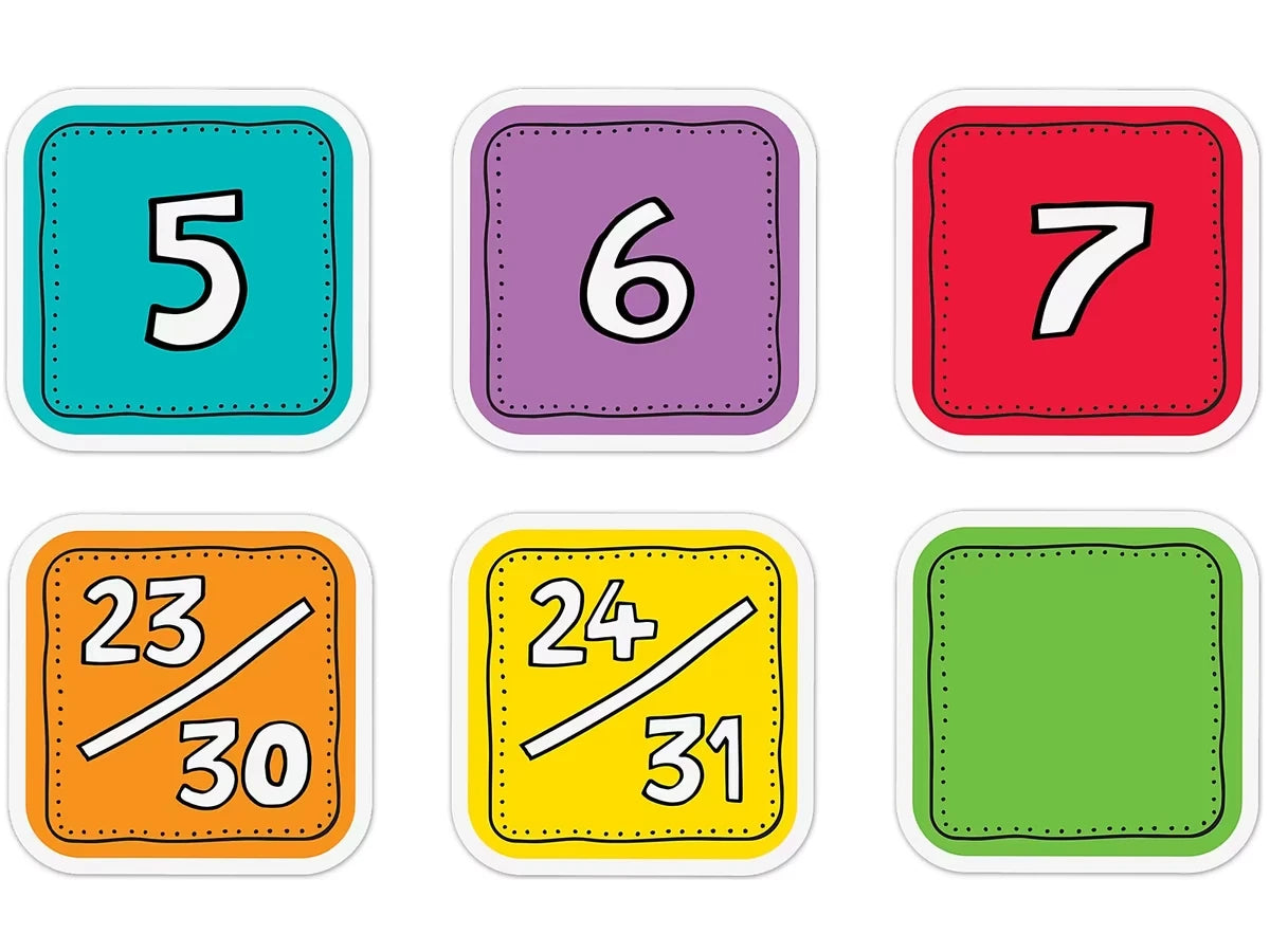 Colorful Calendar Mini Accents - US 3583