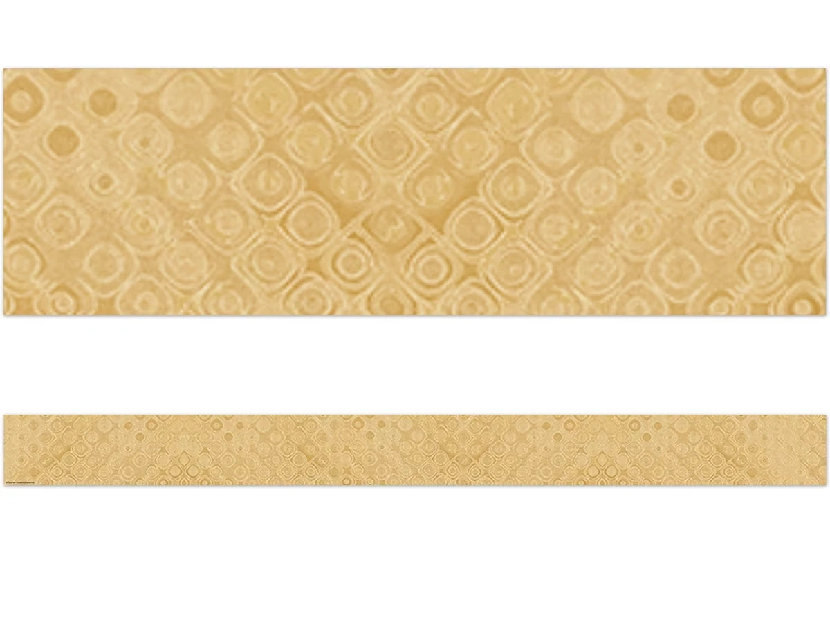 Wonderfully Wild Gold Textile Border - US 7333