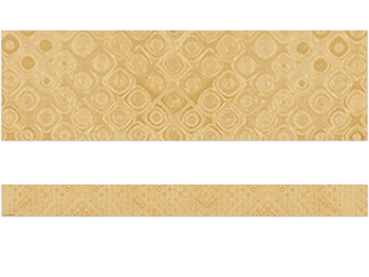 Wonderfully Wild Gold Textile Border - US 7333