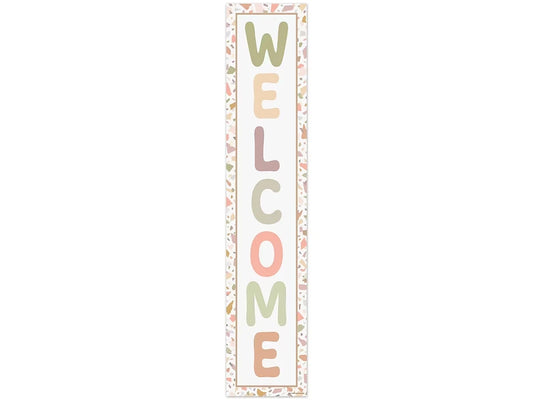 Terrazzo Tones Welcome Banner - US 7572