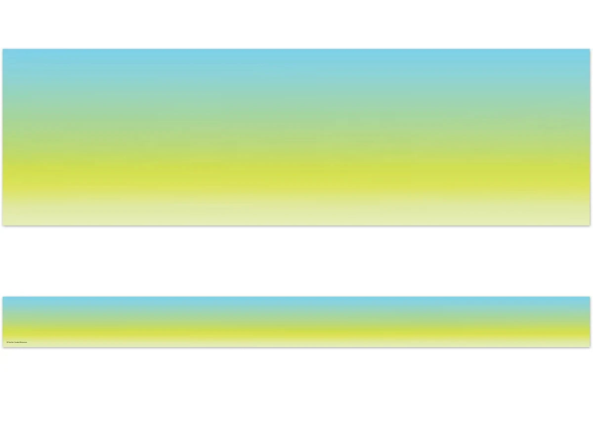 Brights 4Ever Aqua Lime Color Wash Border - US 4064