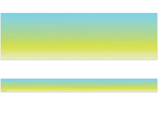 Brights 4Ever Aqua Lime Color Wash Border - US 4064
