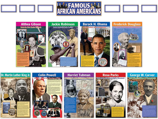 Famous African Americans Bulletin Board Set - US 9831