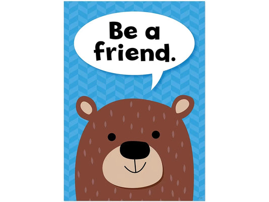 Woodland Friends Be a Friend Poster - US 6045