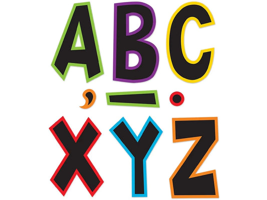Electric Bright 7" Punch-Out Letters - US 4898
