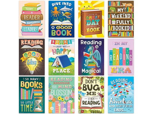 Reading Is Fun Small Motivational Poster Pack - US 2477