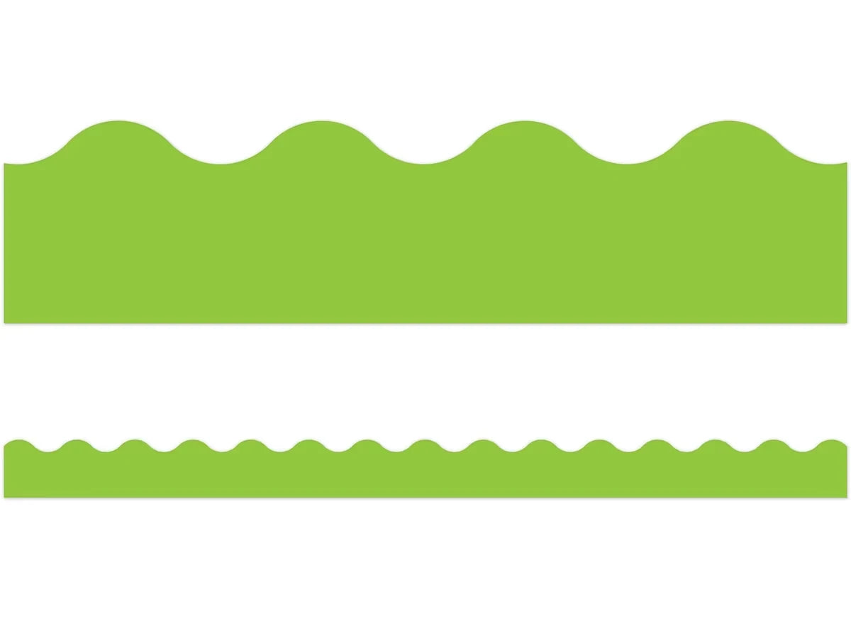 Lime Green Scalloped Border - US 1631
