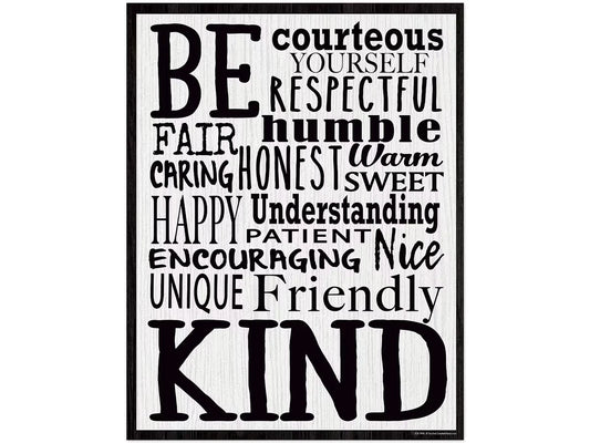 Modern Farmhouse Be Kind Poster - US 1831