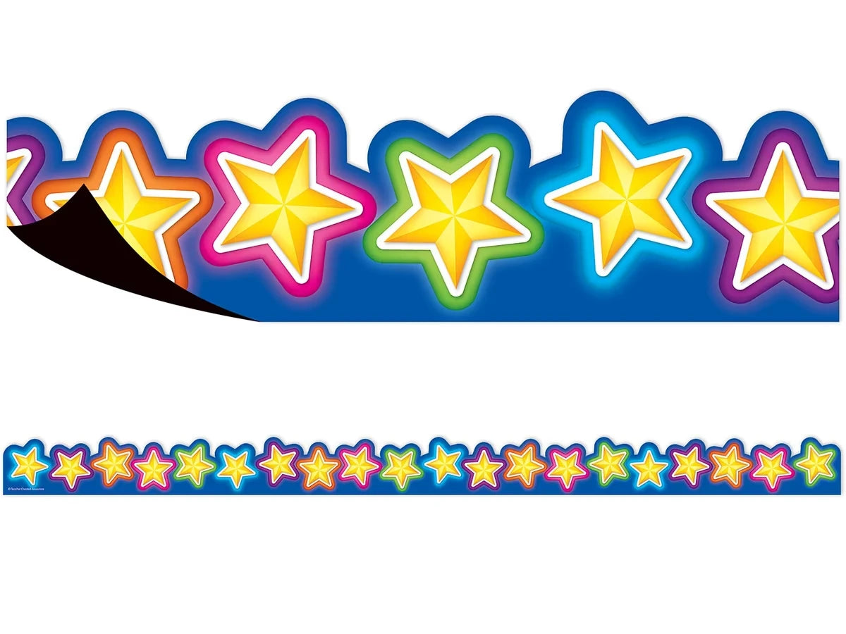 Neon Star Magnetic Border - US 4315