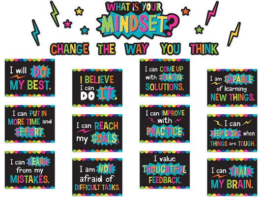 What Is Your Mindset? Bulletin Board Set - US 9899