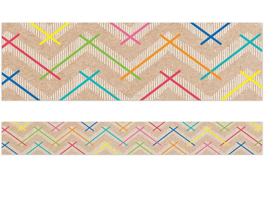 Krafty Pop! Colorful Chevron Border - US 4063