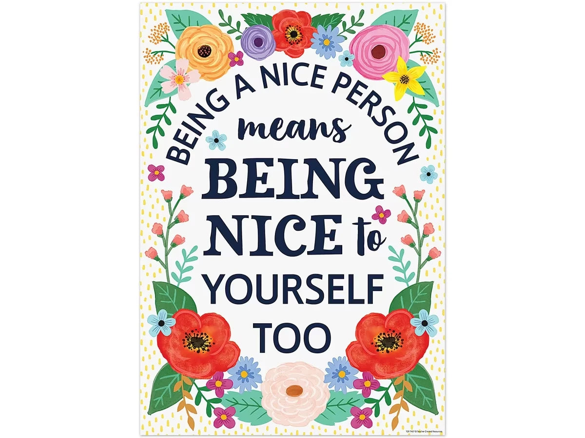 Wildflowers Being a Nice Person Poster - US 6168