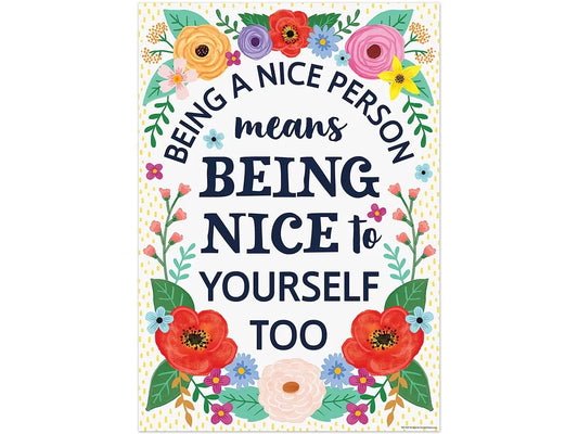 Wildflowers Being a Nice Person Poster - US 6168
